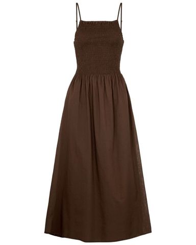 高速 割引 2024 東日本 Hill House Cosima Dress, Chocolate Brown | Pickle ワンピース