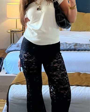 4th & Reckless Emery Lace Pants | Pickle