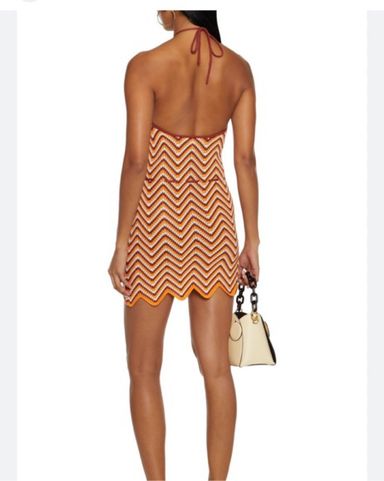 ワンピース ZIMMERMANN COTTON MINI DRESS WITH PRINT ZIMMERMANN Crochet-trimmed floral-print cotton mini dress