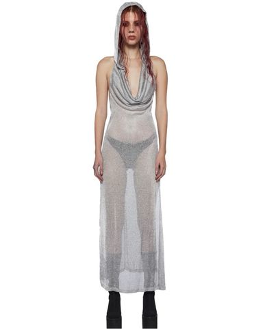 ZARA NWT WOMAN SS24 FRINGED KNIT MIDI DRESS MULTICOLORED