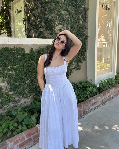 Reformation chantal dress top