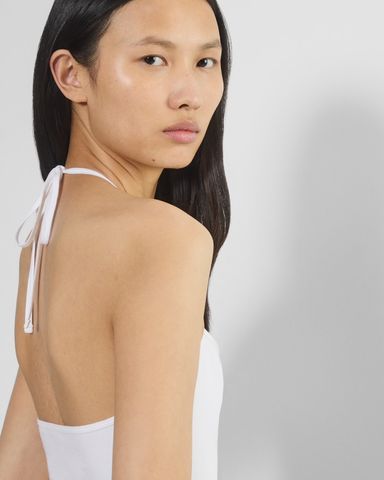 Tank Air Half Moon Halter Top | Pickle