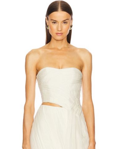 Adara Corset Top in Ivory | Pickle