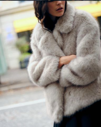 Chic Faux Fur Coat | Pickle