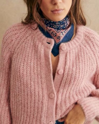 【THE TOE】Parasol mohair cardigan pink THE TOE】Parasol mohair cardigan pink