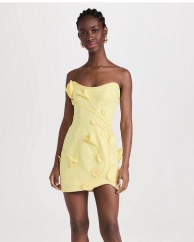 Zimmermann Golden Asymmetric Dress | Pickle