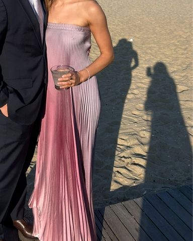 L'IDÉE Bisous Strapless Pleated Dress | Pickle