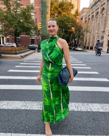ワンピース FARM RIO Sangallo lace midi dress GREEN Farm Rio Green Richelieu Cutwork Midi Dress | Neiman Marcus