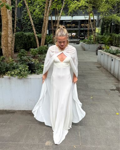 JACQUEMUS レクタンクルフレムサンクラス JAC62SALONC3 WHITE Jacquemus White Maxi Dress | Pickle