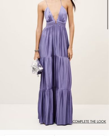 【A.L.C.】moira cutout plisse duchesse-satin maxi ドレス ALC Moira Maxi Dress | Pickle