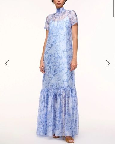 残り僅か！【STAUD】CALLUNA DRESS BLUE ROSE STAUD Calluna Dress | Shopbop