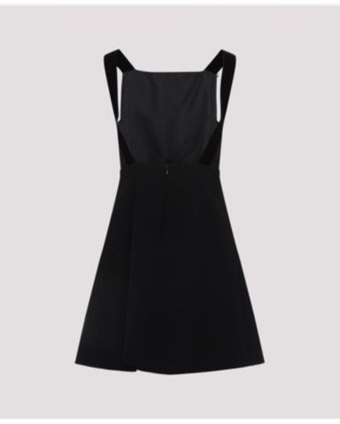 【関税&送料込】Prada Black Faille Mini Dress Black Faille dress | PRADA