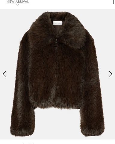 【rrr】Luan POODLE FUR COAT ブラウン 6802b562-5d27-42df-8437-