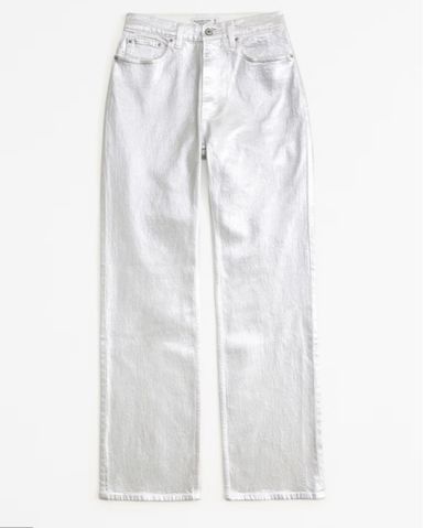   JEANS★プラットフォーム★WHITE/SILVER Zara Silver Jeans | Pickle