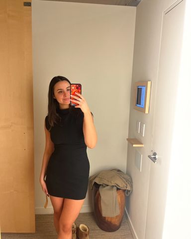 Reformation Black Mini Dress | Pickle