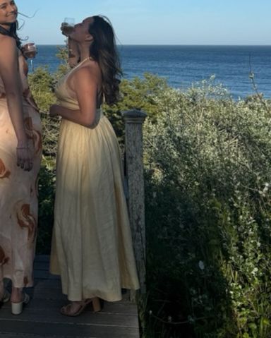 Pale Yellow Reformation Dress | Pickle
