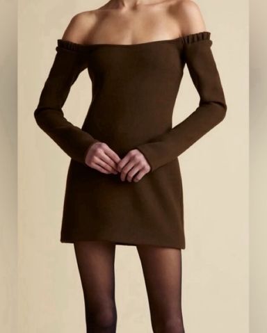 【送料&関税込】Khaite Ivory Wool Octavia Mini Dress 3605c73d631a5061b0934ac2f20bda