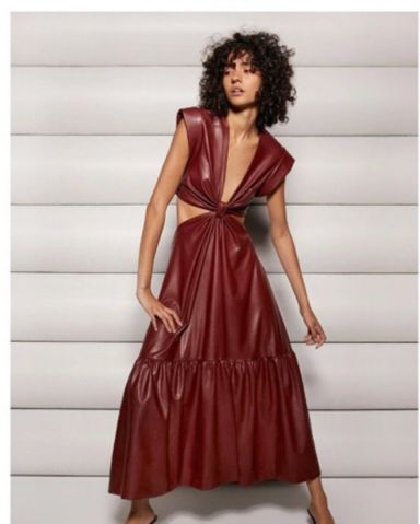 Simkhai vegan leather dress | Pickle