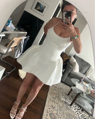 ワンピース Camila mini dress ivory Andmary ANDMARY】Camilla mini dress
