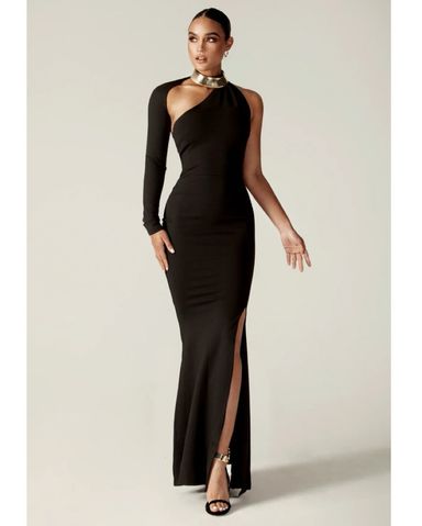 Marcella NY Manhattan One Shoulder Gown | Pickle