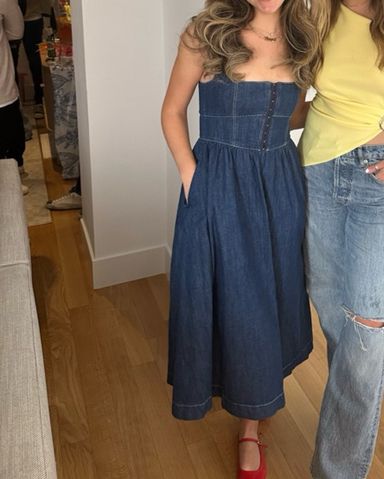 Reformation Long Denim Dress | Pickle