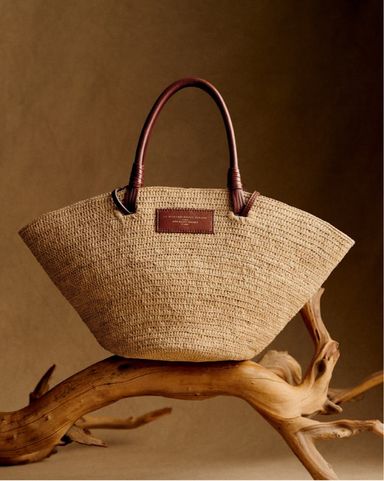 Celine Straw Tote | Pickle