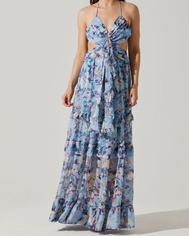 BEC+BRIDGE Twiggy Frill Maxi Dress | Pickle