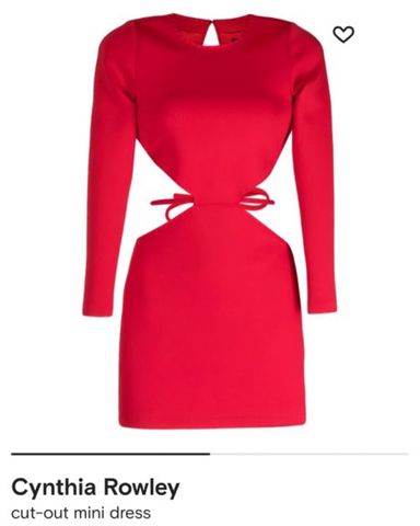Zara Red Cut Out Mini Dress | Pickle
