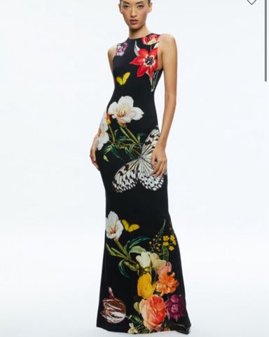 【Alice+Olivia】アリスアンドオリビア Delora レザードレス alice + olivia Women's Delora Strapless Dress, Versailles