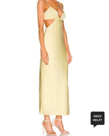 【Aje.】Soulful Pom Pom Midi Dress エレガント マキシドレス Soulful Pom Pom Midi Dress | Soft Yellow | Aje – Aje ROW