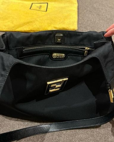 Vintage Black Fendi Purse | Pickle