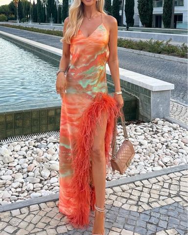 feather laceup offshoulder onepieceアメルジュ ZAPAKA Women Printed Cute Homecoming Dress Off the Shoulder