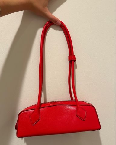 ショルダーバッグ・ポシェット Jacquesmus Shoulder Bags Women Leather Red Jacquemus Red Belted Shoulder Bag | Pickle