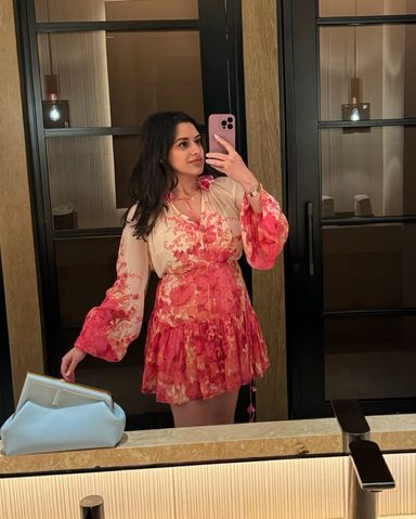Zimmermann Devi Floral Plunge Mini Dress | Pickle