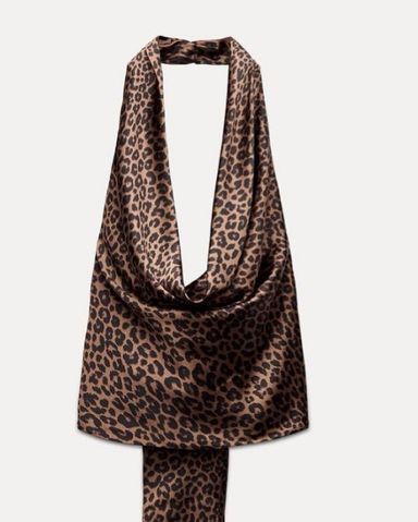 ららリー Zara Ruffle Leopard Print Blouse | Pickle