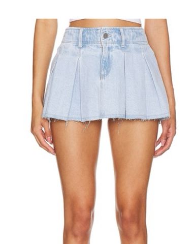 Jade highwaist mini skirt AM1381 ♡ M ANDMARY】Jade highwaist mini skirt