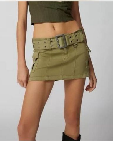 【PORTERNA】Sonny belted mini skirt Mcvie Belted Mini Skirt Grey | Princess Polly USA