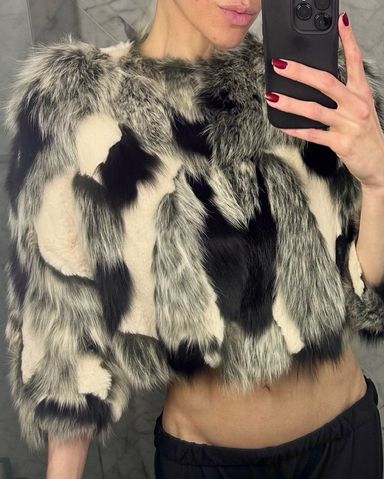 PELLICULE ペリキュールfront gather furcoat PELLICULE ペリキュールfront gather furcoat