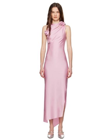 ワンピース COPERNI Woman Dress Pink COPJS120F5026 PINK BLUE Striped Long Polo Dress (COPJS120F5026-PINK-BLUE)