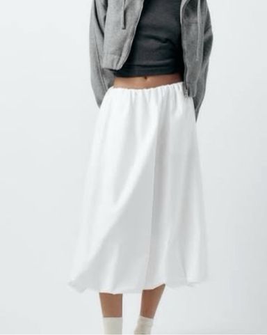 Poplin Midi Skirt | Pickle