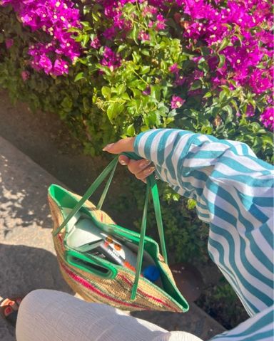 バッグ MARNI MARKET MINI BASKET BAG Marni Market Sunday Mini Basket Bag | Pickle