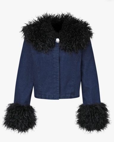 【返品?交換対象商品】 Gaia Cult Audrey Pickle | Blue Ice - Jacket ジャケット・アウター