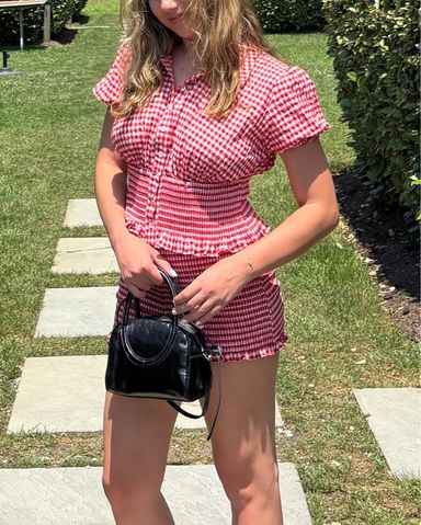 Hill House Home Red Gingham Set | Pickle