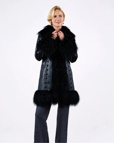 charlotte simone black coat | Pickle