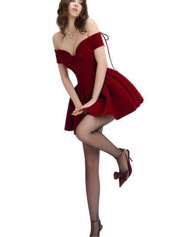 ベリーダンス AnR dea Dress [Red_Velvet] banurosa AnR dea Dress [Red_Velvet] - BANU ROSA