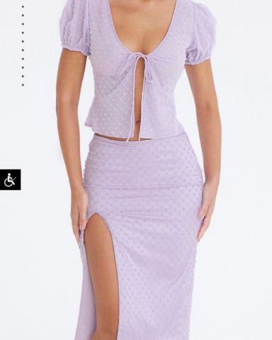 JLUXLABEL PURPLE SKIRT SET | Pickle