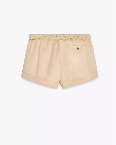 ●Sienne● Puglia Pocket Shorts Beige S4UPT098 Katie Suede Mini Shorts - Beige – Peppermayo