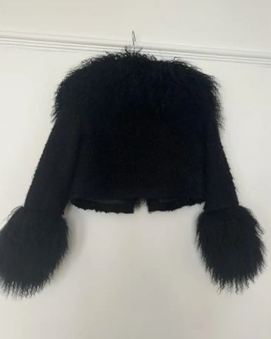 charlotte simone black coat | Pickle