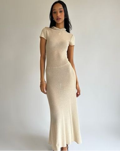 PALOMA WOOL｜DRESSES (Tulipe (SJ1302-620E)) Paloma Wool Beige Tulip Midi Dress | Pickle