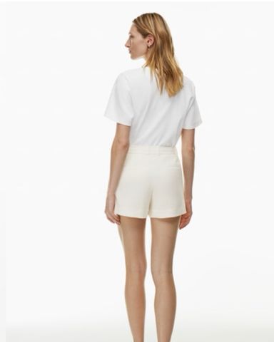 Zara Satin Effect Balloon Shorts White | Pickle